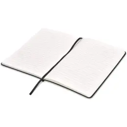 Altitude Charter A5 Soft Cover Notebook Black Open